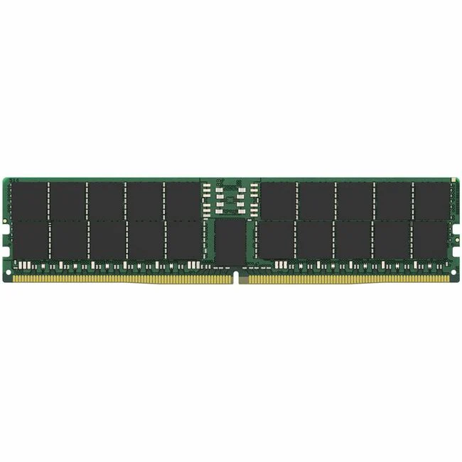 Kingston 64GB DDR5 SDRAM Memory Module - 64 GB - DDR5-4800/PC5-38400 DDR5 SDRAM - 4800 MHz - CL40 - 1.10 V - ECC - Registered - 288-pin - DIMM