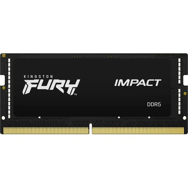 Kingston FURY Impact 64GB (2 x 32GB)DDR5 SDRAM Memory Kit - For Notebook, Computer - 64 GB (2 x 32GB) - DDR5-5600/PC5-44800 DDR5 SDRAM - 5600 MHz Dual-rank Memory - CL40 - 1.10 V - Non-ECC - Unbuffered - 262-pin - SoDIMM - Lifetime Warranty