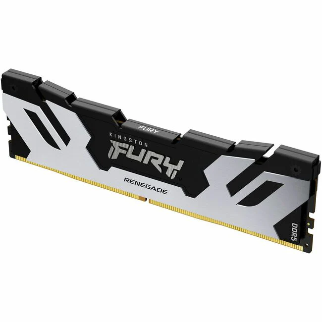 Kingston FURY Renegade 16GB DDR5 SDRAM Memory Module - For Motherboard - 16 GB (1 x 16GB) - DDR5-7600/PC5-60800 DDR5 SDRAM - 7600 MHz Single-rank Memory - CL38 - 1.45 V - Non-ECC - Unbuffered - 288-pin - DIMM