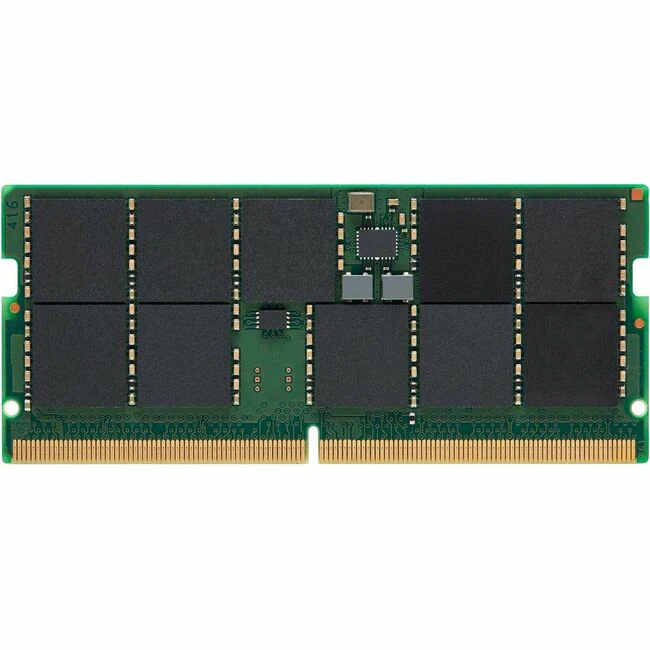 Kingston Server Premier 16GB DDR5 SDRAM Memory Module - For Server - 16 GB - DDR5-5600/PC5-44800 DDR5 SDRAM - 5600 MHz - CL46 - 1.10 V - On-die ECC - Unbuffered - 262-pin - SoDIMM - Lifetime Warranty