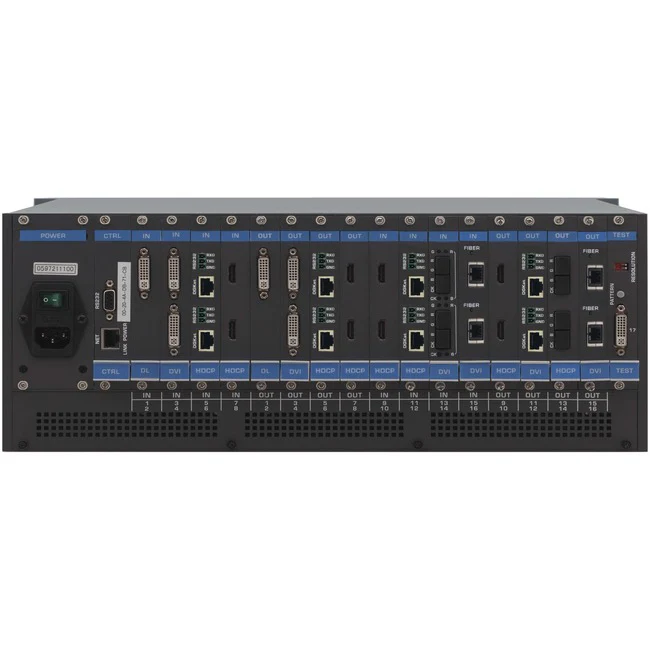 Kramer 2x2 to 16x16 Modular 4K60 4:2:0 Multi-Format Managed Digital Matrix Switcher - 4096 x 2160 - 4K - 16 x 16 - Display