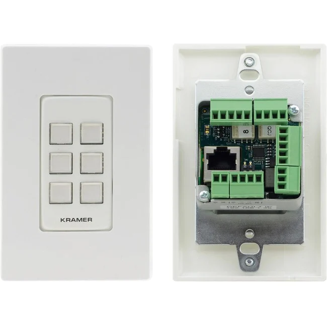 Kramer 6-button PoE and I/O Control Keypad