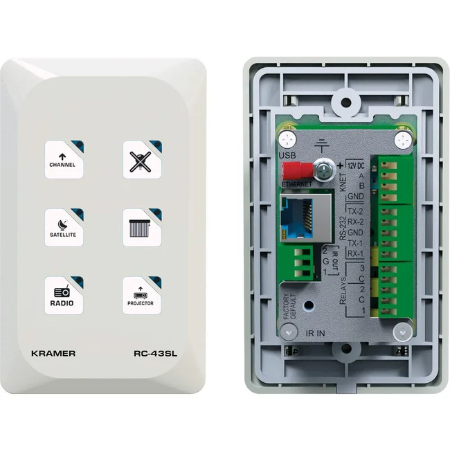 Kramer 6?Button Touch?Sensitive Ethernet Control Keypad (US)