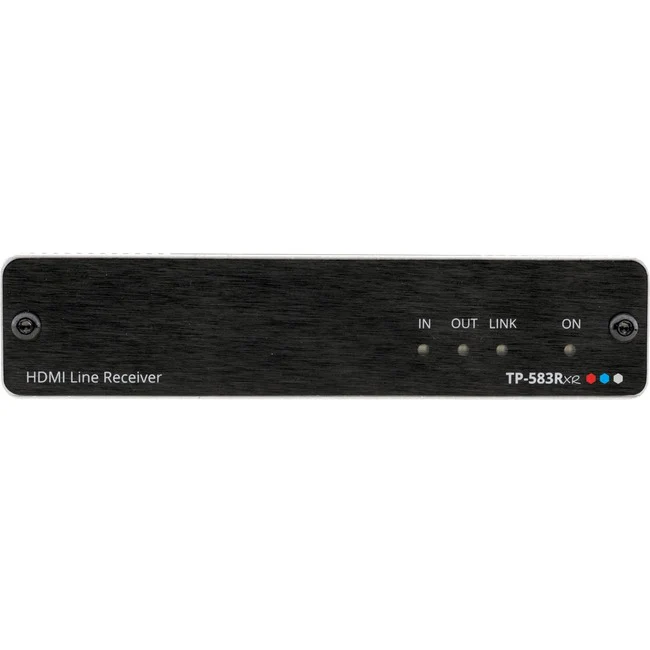 Kramer TP-583Rxr 4K HDR HDMI Receiver with RS-232 & IR over Extended-Reach HDBaseT - 1 Output Device - 656.17 ft Range - 1 x Network (RJ-45) - 1 x HDMI Out - 4K UHD - 4096 x 2160 - Twisted Pair