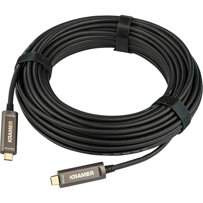 Kramer USB 3.1 GEN-2 Optical USB-C (M) to USB-C (M) Cable - Plenum Rated