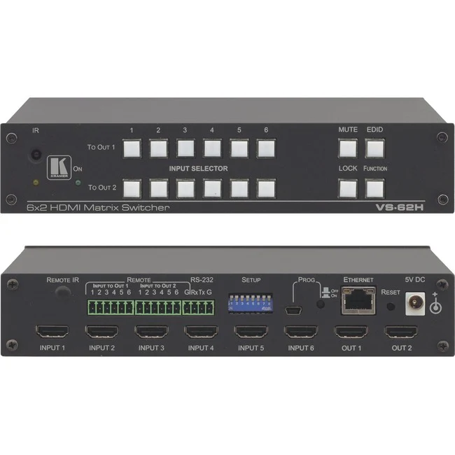 Kramer VS-62H 6x2 4K HDMI Matrix Switcher