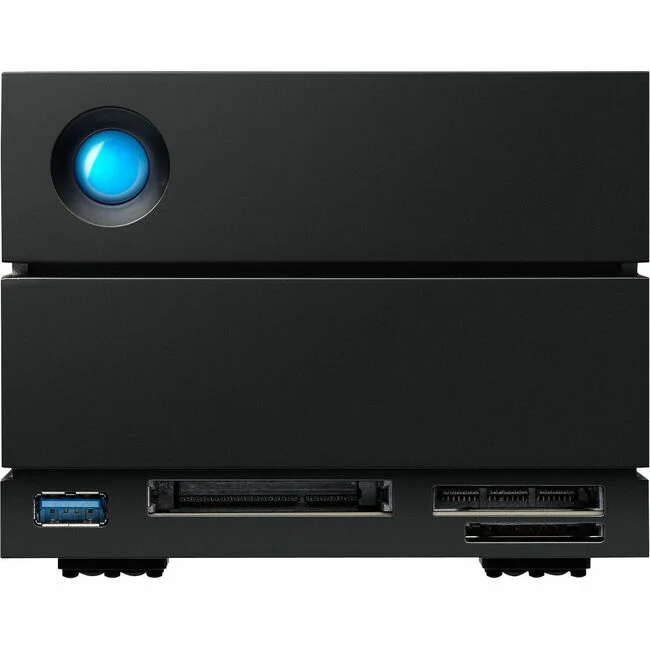 LaCie 2big Dock DAS Storage System - 20 TB Installed HDD Capacity - 2 x Total Bays - 2 x 3.5" Bay