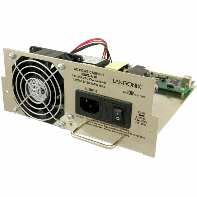 Lantronix AC Power Supply Module For the ION 19-Slot Chassis - 120 V AC, 230 V AC - TAA Compliant