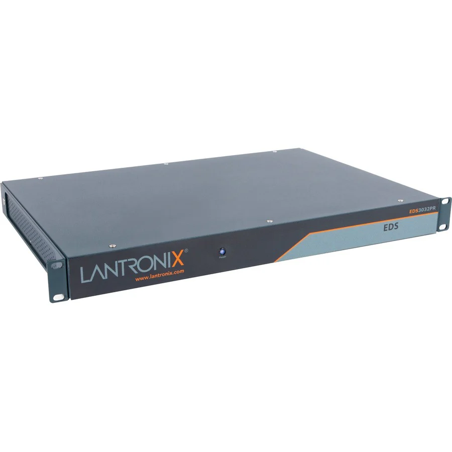 Lantronix EDS3000PR Terminal Server - 3.91 GB - Twisted Pair x Network (RJ-45) - 32 x Serial Port - Gigabit Ethernet - Rack-mountable