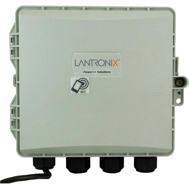 Lantronix Self-Enclosed Managed Hardened Gigabit Ethernet PoE++ Switch - 4 Ports - Manageable - Gigabit Ethernet - 10/100/1000Base-T, 1000Base-X - 2 Layer Supported - Modular - 1 SFP Slots - 240 W PoE Budget - Twisted Pair, Optical Fiber - PoE Ports - Pol
