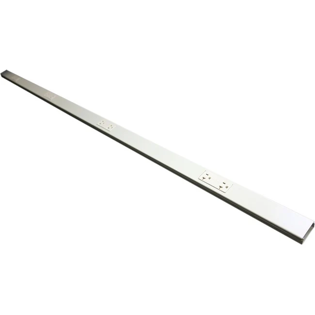 Legrand Steel Plugmold Multioutlet Strip - 8 x AC Power - Ivory
