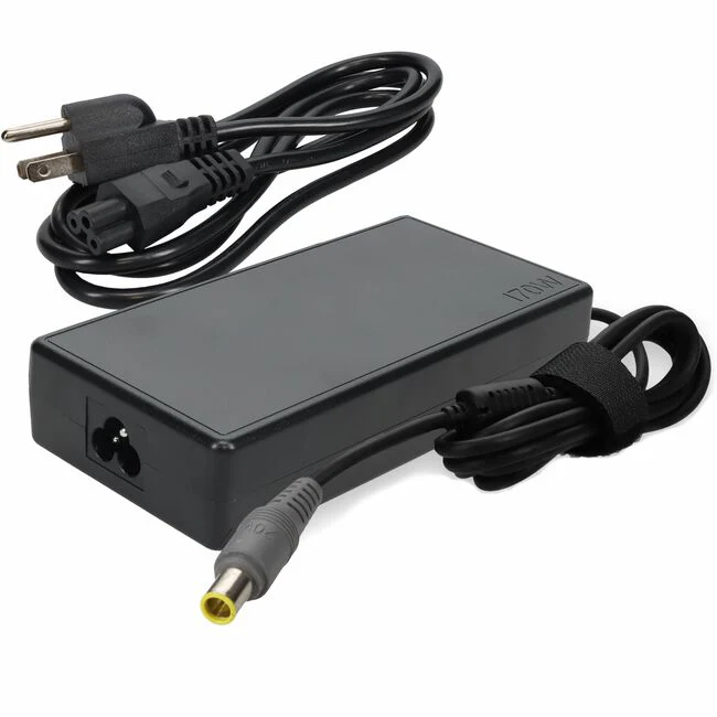 Lenovo 40Y7659 Compatible 90W 20V at 4.5A Black 5.5 mm x 2.5 mm Laptop Power Adapter and Cable - 100% compatible and guaranteed to work