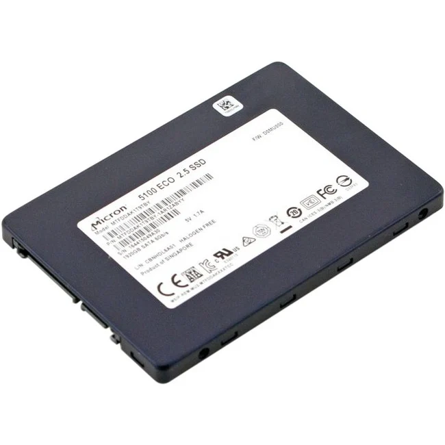 Lenovo 5100 5100 ECO 1.92 TB Solid State Drive - 2.5" Internal - SATA (SATA/600) - 540 MB/s Maximum Read Transfer Rate - 256-bit Encryption Standard - 1 Year Warranty