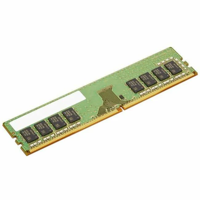 Lenovo 8GB DDR4 SDRAM Memory Module - For Computer - 8 GB (1 x 8GB) - DDR4-3200/PC4-25600 DDR4 SDRAM - 3200 MHz - Unbuffered - 288-pin - DIMM - 3 Year Warranty