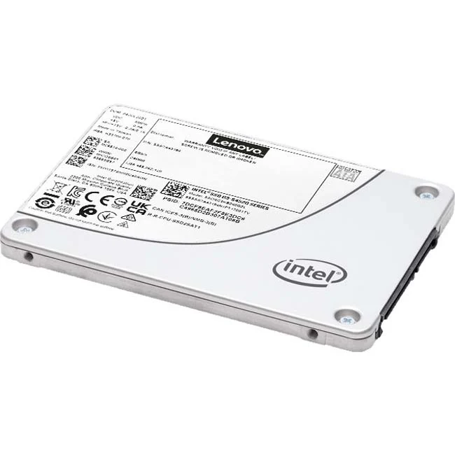 Lenovo 960 GB Solid State Drive - 3.5" Internal - SATA (SATA/600) - Read Intensive - Server Device Supported - 3 DWPD - 5427.20 TB TBW - 563200 MB/s Maximum Read Transfer Rate - Hot Swappable - 256-bit AES Encryption Standard - 1 Year Warranty