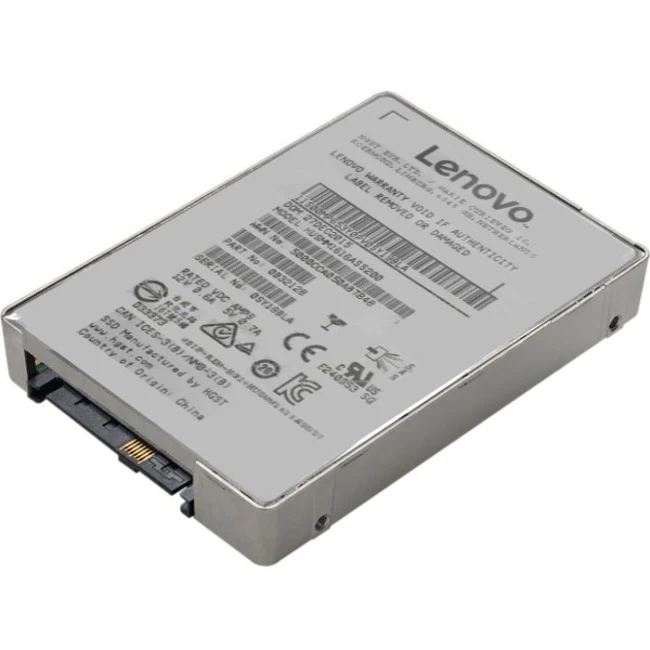 Lenovo HUSMM32 800 GB Solid State Drive - 3.5" Internal - SAS (12Gb/s SAS) - 1076 MB/s Maximum Read Transfer Rate - Hot Swappable - 256-bit Encryption Standard - 1 Year Warranty - 1 Pack