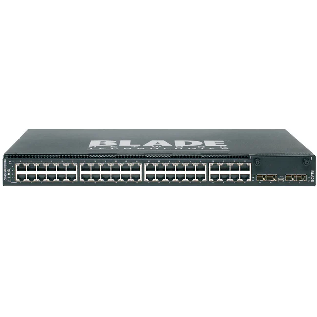 Lenovo RackSwitch G8000F Layer 3 Switch - 44 Ports - Manageable - Gigabit Ethernet, Fast Ethernet - 10/100/1000Base-T - 3 Layer Supported - 4 SFP Slots - 1U High - Rack-mountable - 3 Year Limited Warranty