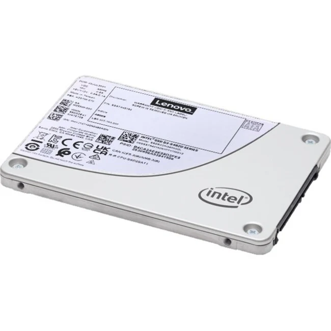 Lenovo S4620 480 GB Solid State Drive - 2.5" Internal - SATA (SATA/600) - Mixed Use - Server Device Supported - 4.7 DWPD - 4300.80 TB TBW - 550 MB/s Maximum Read Transfer Rate - 256-bit AES Encryption Standard - 1 Year Warranty