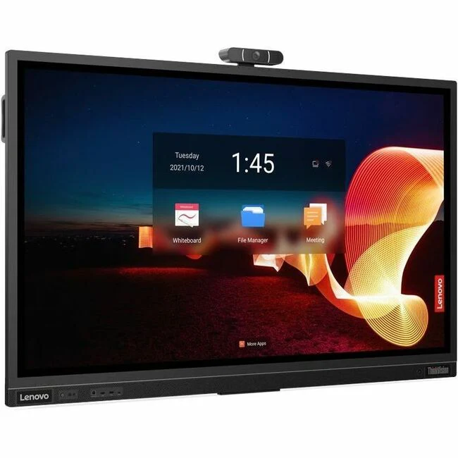 Lenovo T65 Collaboration Display - 65" LCD - ARM Cortex A73 - 4 GB - Infrared (IrDA) - Touchscreen - 16:9 Aspect Ratio - 3840 x 2160 - Direct LED - 400 Nit - 3,000,000:1, 1,200:1 Contrast Ratio - 2160p - USB - HDMI - Bluetooth - Android 9.0 Pie