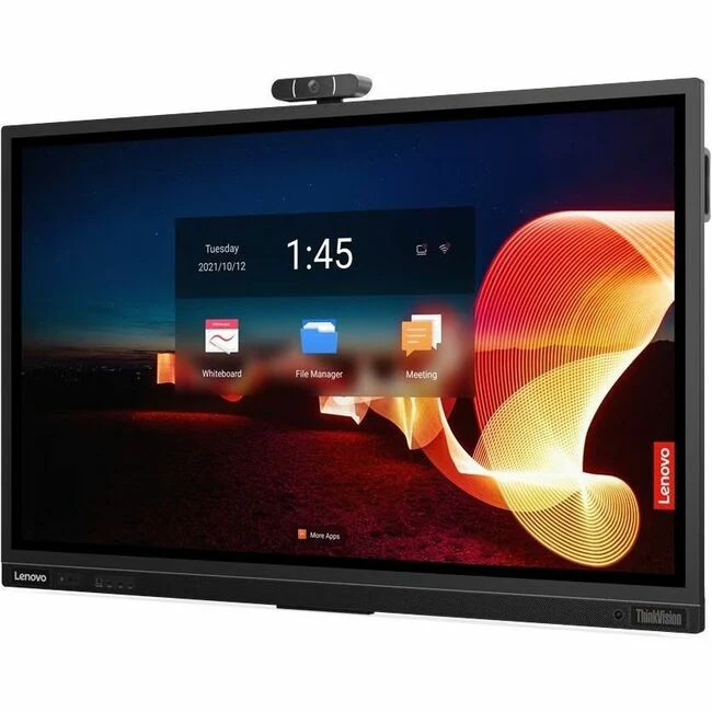 Lenovo T75 Collaboration Display - 75" LCD - ARM Cortex A73 - 4 GB - Infrared (IrDA) - Touchscreen - 16:9 Aspect Ratio - 3840 x 2160 - Direct LED - 400 Nit - 3,000,000:1, 1,200:1 Contrast Ratio - 2160p - USB - HDMI - Bluetooth - Android 9.0 Pie