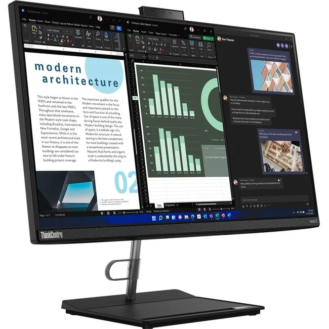 Lenovo ThinkCentre 12K00004US 23.8" All-in-One  i5-13420H 16GB Win11 Pro