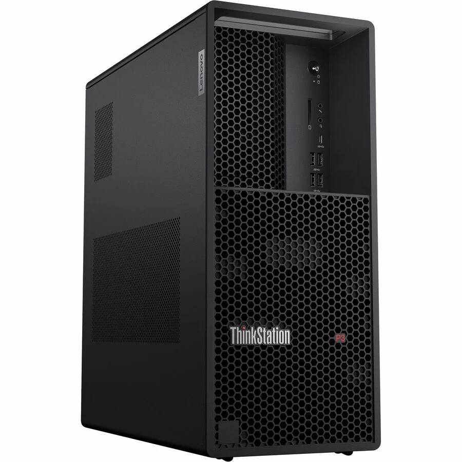 Lenovo ThinkStation P3 30GS0033CA Workstation - 1 x Intel Core i9 Tetracosa-core (24 Core) i9-13900 13th Gen 2 GHz - 32 GB DDR5 SDRAM RAM - 1 TB SSD - Tower - Intel W680 Chip - Windows 11 Pro 64-bit - Intel UHD Graphics 770 Graphics - Serial ATA/600 Contr