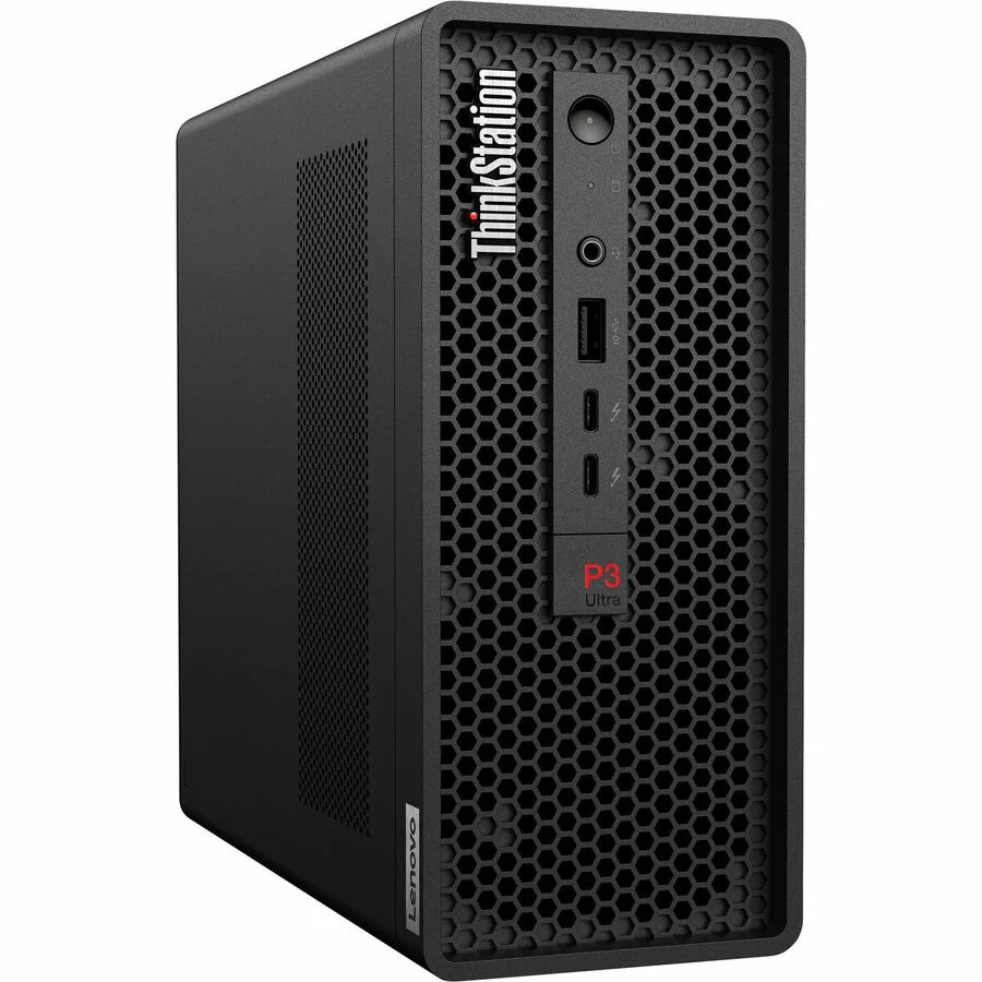 Lenovo ThinkStation P3 Ultra 30HA0021CA Workstation - 1 x Intel Core i7 Hexadeca-core (16 Core) i7-13700 13th Gen 2.10 GHz - 16 GB DDR5 SDRAM RAM - 512 GB SSD - Mini-tower - Intel W680 Chip - Windows 11 Pro 64-bit - NVMe Controller - 0, 1 RAID Levels - Gi