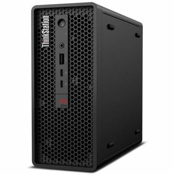 Lenovo ThinkStation P3 Ultra 30HA003KUS Workstation - 1 x Intel Core i5 Tetradeca-core (14 Core) i5-13600 13th Gen 2.70 GHz - 64 GB DDR5 SDRAM RAM - 2 TB SSD - Intel W680 Chip - Windows 11 Pro - 1 x NVIDIA RTX A3000 12 GB Graphics - NVMe, Serial ATA Contr
