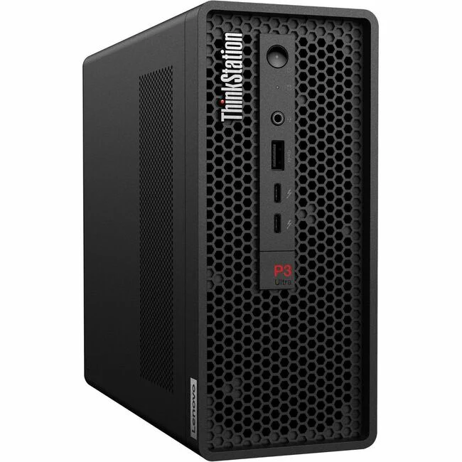 Lenovo ThinkStation P3 Ultra 30HA003LUS Workstation - 1 x Intel Core i9 Tetracosa-core (24 Core) i9-13900 13th Gen 2 GHz - 64 GB DDR5 SDRAM RAM - 2 TB SSD - Intel W680 Chip - Windows 11 Pro - 1 x NVIDIA T1000 8 GB Graphics - NVMe, Serial ATA Controller -