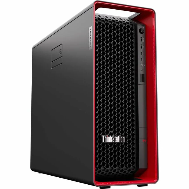 Lenovo ThinkStation P7 30F30018US Workstation - Intel Xeon Hexadeca-core (16 Core) w5-3433 2 GHz - 32 GB DDR5 SDRAM RAM - 512 GB SSD - Tower - Intel Q670 Chip - Windows 11 Pro for Workstations - NVMe Controller - English Keyboard - 10 Gigabit Ethernet - v