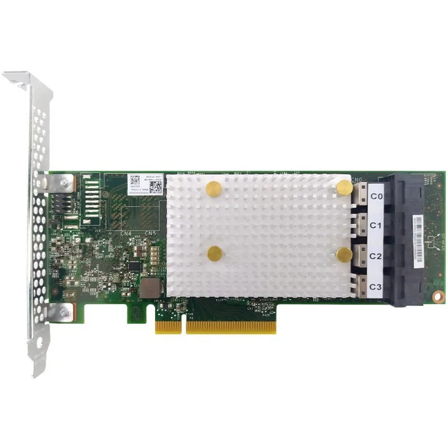 Lenovo ThinkSystem 4350-16i SAS/SATA 12Gb HBA - 12Gb/s SAS - PCI Express 3.0 x8 - Plug-in Card - JBOD RAID Level - 4x Mini-SAS HD x4 (SFF-8643) - 16 Total SAS Port(s) - 16 SAS Port(s) Internal - PC