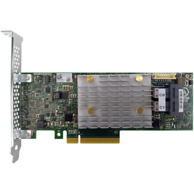 Lenovo ThinkSystem RAID 9350-8i 2GB Flash PCIe 12Gb Adapter - 12Gb/s SAS - PCI Express 3.0 x8 - Plug-in Card - RAID Supported - 0, 1, 5, 10, 50, 60, JBOD RAID Level - 2x Mini-SAS HD x4 (SFF-8643) - 8 Total SAS Port(s) - 8 SAS Port(s) Internal - PC, Linux