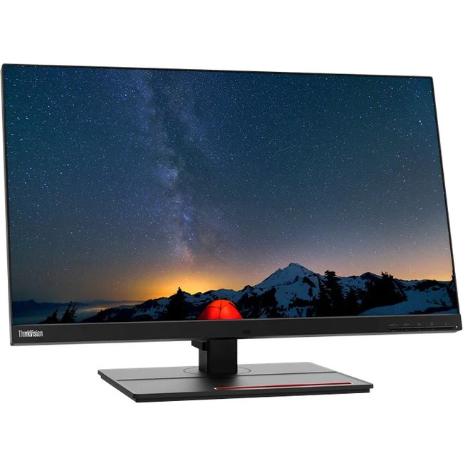 Lenovo ThinkVision P27u-20 27" Class Webcam 4K UHD LCD Monitor - 16:9 - Raven Black - 27" Viewable - In-plane Switching (IPS) Technology - WLED Backlight - 3840 x 2160 - 1.07 Billion Colors - 450 Nit - 4 ms - 60 Hz Refresh Rate - HDMI - DisplayPort - USB