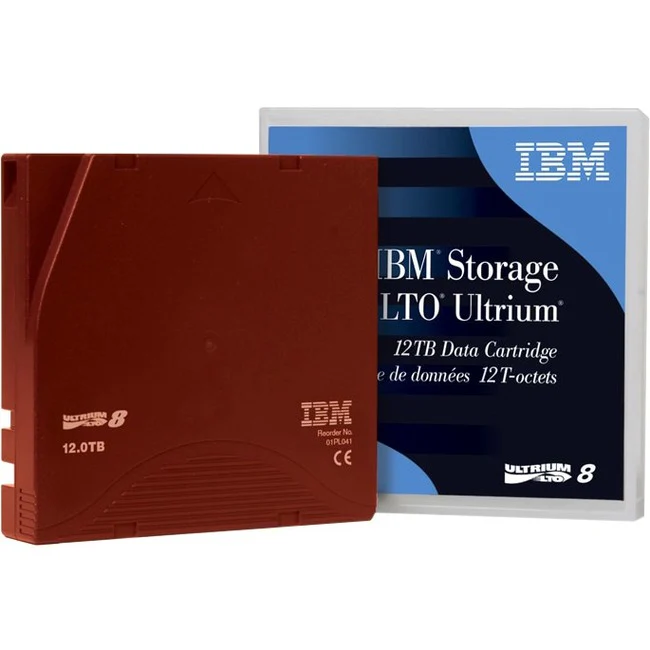 Lenovo Ultrium 8 Data Cartridge 1-Pack - LTO-8 - 12 TB (Native) / 30 TB (Compressed) - 3149.61 ft Tape Length - 1 Pack