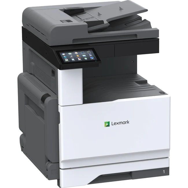 Lexmark CX931dse Laser Multifunction Printer - Color - Copier/Printer/Scanner - 35 ppm Mono/35 ppm Color Print - 1200 x 1200 dpi Print - Automatic Duplex Print - Up to 150000 Pages Monthly - Color Flatbed Scanner - 600 dpi Optical Scan - Gigabit Ethernet