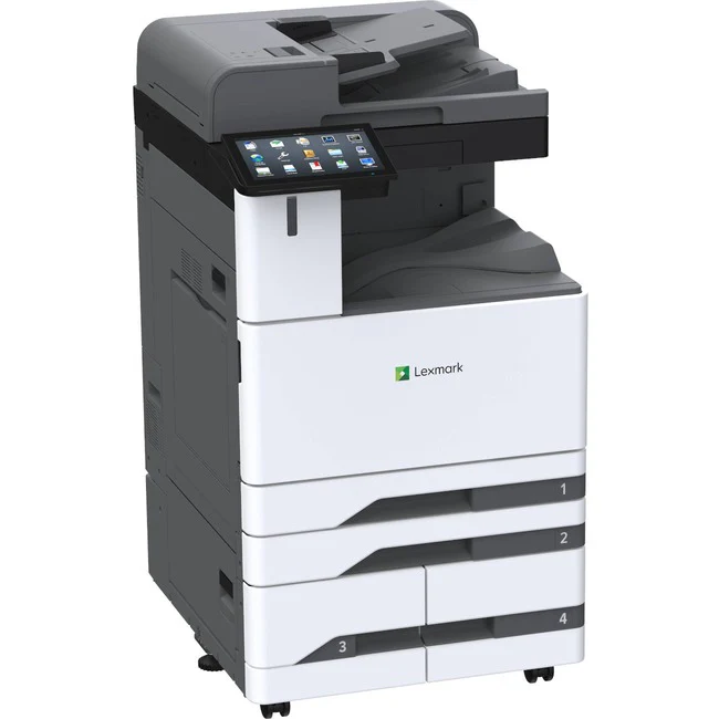 Lexmark CX943adxse Laser Multifunction Printer - Color - TAA Compliant - Copier/Fax/Printer/Scanner - 55 ppm Mono/55 ppm Color Print - 2400 x 600 dpi Print - Automatic Duplex Print - Up to 270000 Pages Monthly - Color Flatbed Scanner - 600 dpi Optical Sca