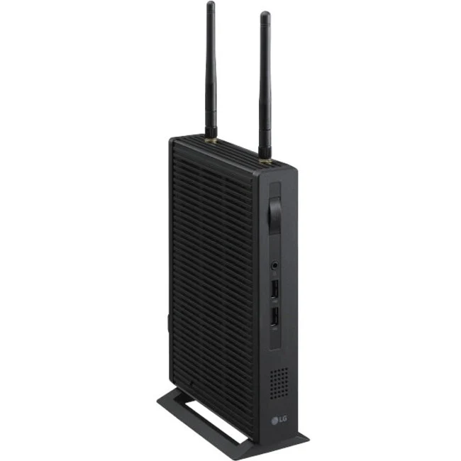 LG CL600W Thin Client - Intel Celeron J4105 Quad-core (4 Core) 1.50 GHz - Intel Chip - 8 GB RAM DDR4 SDRAM - 128 GB SSD - Intel UHD Graphics 600 - Gigabit Ethernet - IEEE 802.11a/b/g/n/ac - DisplayPort - Network (RJ-45) - 7 Total USB Port(s) - 2 USB 2.0 P