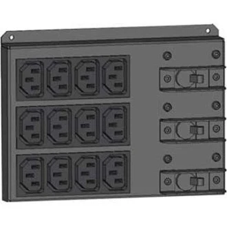 Liebert MPH2 Metered Outlet Switched Rack Mount PDU - 30A, 208/120V, Single-Phase 24 Outlets (C13), 208V, L14-30, Vertical 0U"