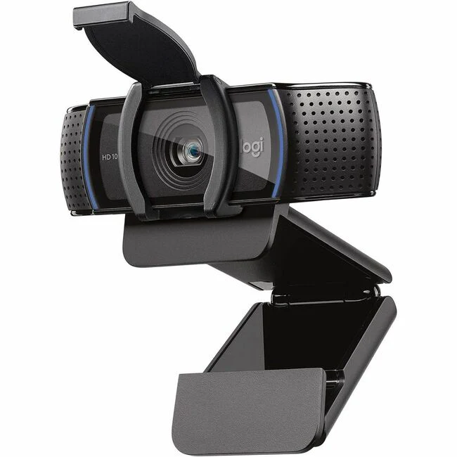 Logitech C920e Webcam - 3 Megapixel - 30 fps - USB Type A - TAA Compliant - 1920 x 1080 Video - Auto-focus - 78&deg; Angle - Microphone - Notebook, Monitor