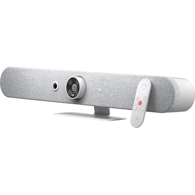 Logitech Rally Bar Mini - White - 3840 x 2160 Video - 120° Angle - 4x Digital Zoom - Microphone - Wireless LAN - Network (RJ-45) - Computer, Notebook