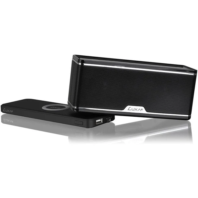 LUXA2 GroovyW Portable Bluetooth Speaker System - 7 W RMS - Near Field Communication - Battery Rechargeable - USB - 1 Pack