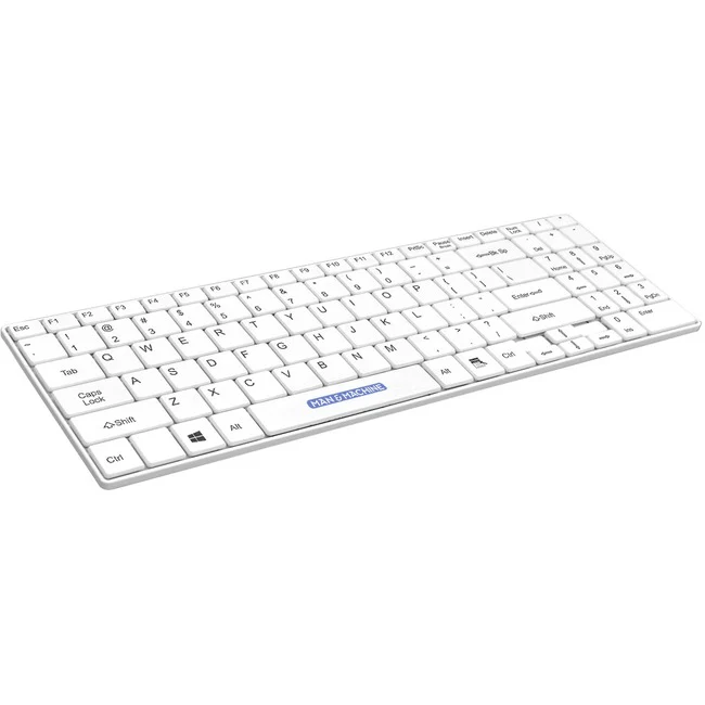 Man & Machine Its Cool Keyboard - Cable Connectivity - USB Interface - 99 Key - English (US) - QWERTY Layout - Workstation - Mac, PC - White