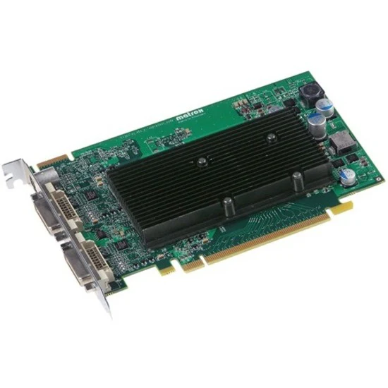Matrox M-Series M9120 Graphics Card - PCIe x16 - Dual Monitor Support - 512MB Memory - Stretched Desktop - Clone Mode - Pivot Support