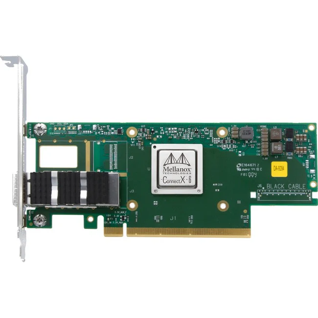 Mellanox ConnectX-6 VPI 100Gigabit Ethernet Card - PCI Express 3.0 x16 - 1 Port(s) - Optical Fiber - 100GBase-X, 50GBase-X, 40GBase-X, 25GBase-X, 10GBase-X - Standup