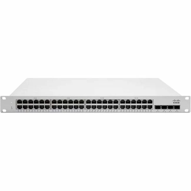 Meraki MS210-48-HW Ethernet Switch - 48 Ports - Manageable - 3 Layer Supported - Modular - 4 SFP Slots - 42 W Power Consumption - Twisted Pair, Optical Fiber - 1U High - Rack-mountable, Desktop - Lifetime Limited Warranty