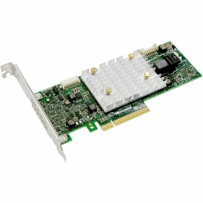 Microchip Adaptec SmartRAID 3151-4i Single - 12Gb/s SAS - PCI Express 3.0 x8 - Plug-in Card - RAID Supported - 0, 1, 5, 6, 50, 60, 10 ADM, 1 ADM, 10 RAID Level - 1 x SFF-8643 - 4 Total SAS Port(s) - 4 SAS Port(s) Internal - PC, Linux - 1 GB Flash Backed C
