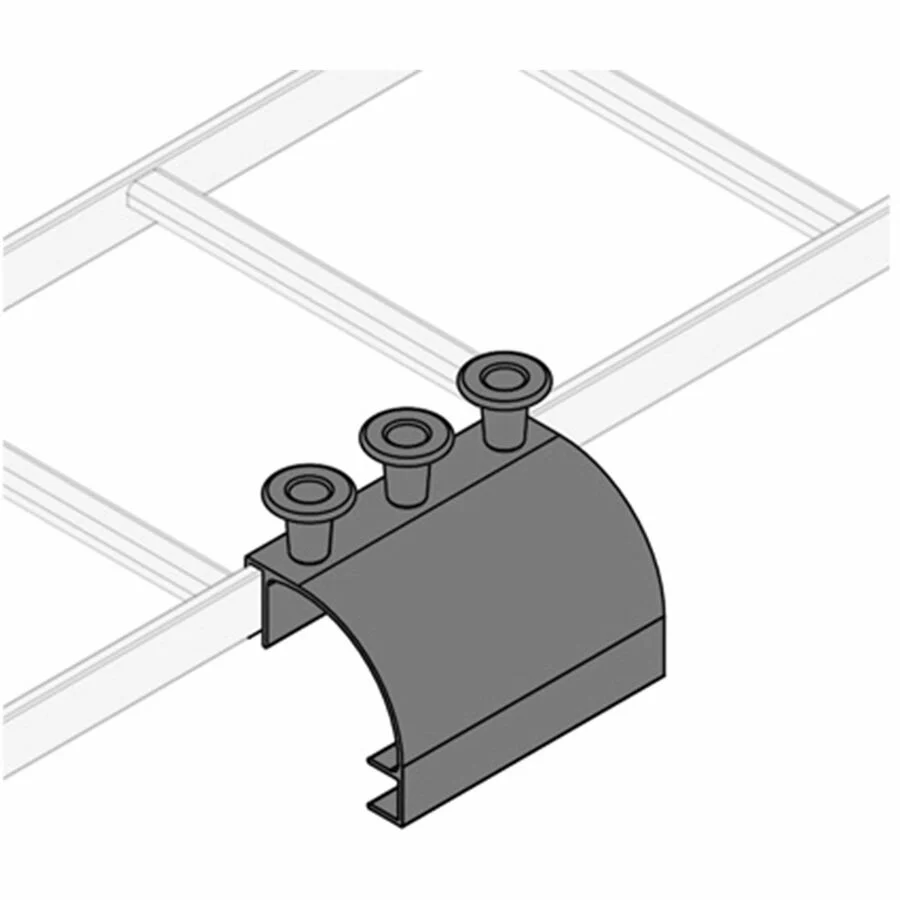 Middle Atlantic CLH-SD8 Cable Ladder Side Drop with Three Cable Spools