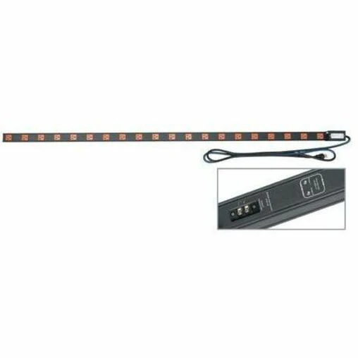 Middle Atlantic PDT-2020C-RN 20-Outlets Power Strip - NEMA L5-20P - 20 x NEMA 5-20R - 9 ft Cord - 20 A Current - Rack-mountable