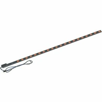 Middle Atlantic Vertical Power Strip - 10 Outlet - 15A & Surge - NEMA 5-15P - 10 x NEMA 5-15R - 9 ft Cord - 15 A Current - Black Anodized