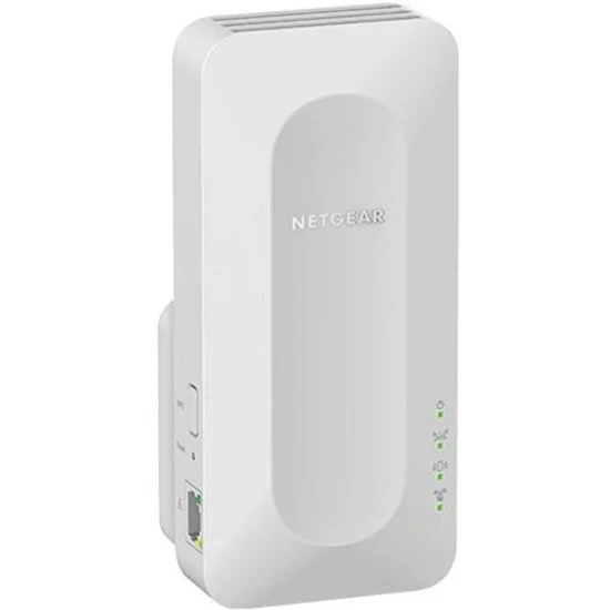 Netgear EAX12 Dual Band IEEE 802.11 a/b/g/n/ac/ax/k/i 1.60 Gbit/s Wireless Range Extender - Indoor - 2.40 GHz, 5 GHz - Internal - 1 x Network (RJ-45) - Gigabit Ethernet - Plug-in